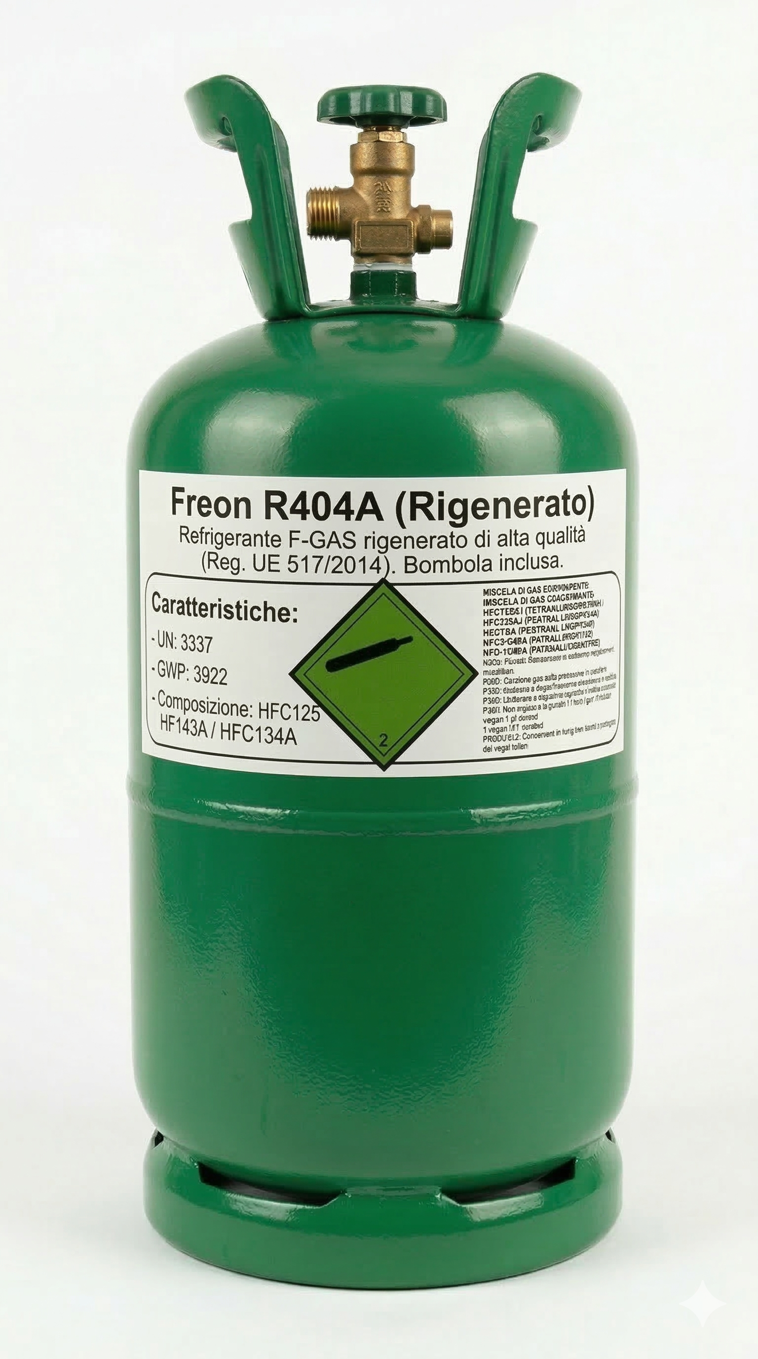 Gas Refrigerante R404A (Rigenerato)